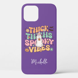 Retro Ghost dick Oberschenkel Spooky Vibes Persona Case-Mate iPhone Hülle