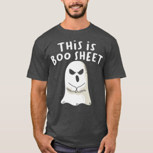 Retro Ghost Dies ist Bootblatt Kostüm Halloween ic T-Shirt