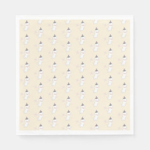 Retro Ghost Doodle Halloween-Muster Serviette