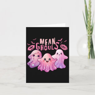 Retro Ghost Gemein Ghouls Fun Halloween Spooky Sea Karte