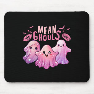 Retro Ghost Gemein Ghouls Spaß Halloween Spooky Se Mousepad