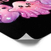 Retro Ghost Gemein Ghouls Spaß Halloween Spooky Se Poster (Ecke)