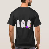 Retro Ghost Ghoul Fall Halloween T-Shirt (Rückseite)