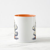 Retro Ghost Halloween Tasse - Spooky & Fun Vibes (Zentrum)
