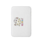 Retro Ghost Nurse Halloween Design Classic T - Shi Badematte (Vorderseite Vertikal)