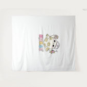 Retro Ghost Nurse Halloween Design Classic T - Shi Wandteppich (Vorderseite (Horizontal))