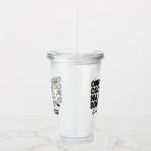 Retro Ghost One Halloween Boy 1st Birthday Acryltrinkbecher (Rechts)