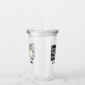 Retro Ghost One Halloween Boy 1st Birthday Acryltrinkbecher (Links)