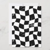 Retro Ghost One Halloween Boy 1st Birthday Einladung (Rückseite)