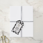 Retro Ghost One Halloween Boy 1st Birthday Geschenkanhänger (Mit Garn)