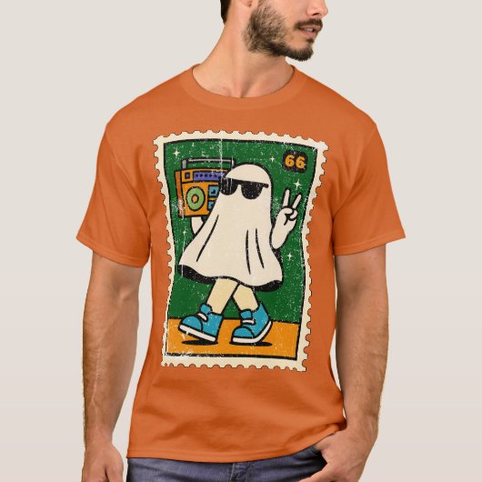 Retro Ghost T-Shirt (Vorderseite)