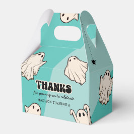 Retro Ghosts Kids Halloween Geburtstagsparty Geschenkschachtel