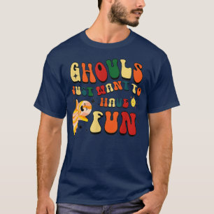 Retro Ghouls Wollte einfach, Spaß Halloween Boo G T-Shirt