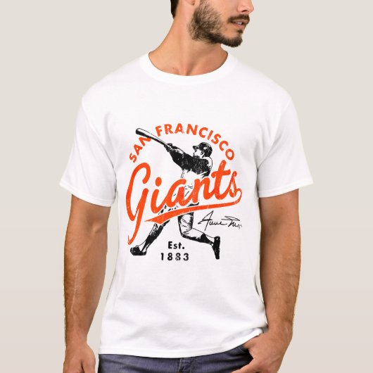Retro Giants Willie Mays T-Shirt (Vorderseite)