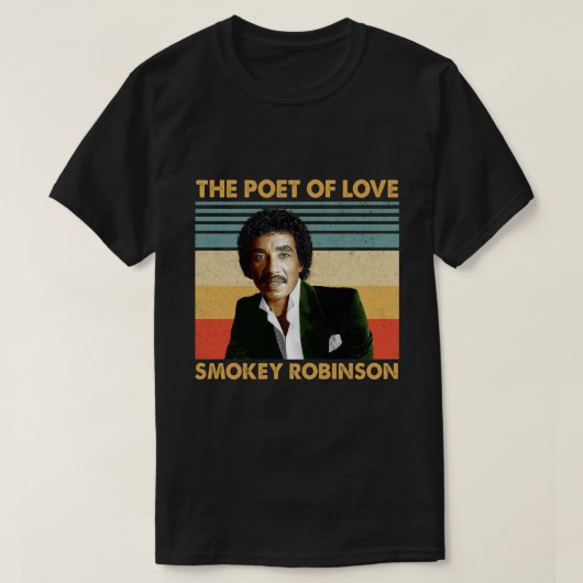 Retro gibt Smokey Robinson - Der Dichter der Liebe T-Shirt (Design vorne)