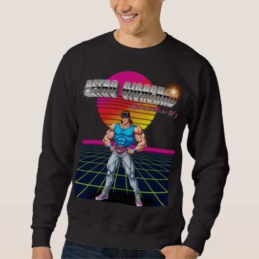 Retro Gigachad Sweatshirt (Vorderseite)