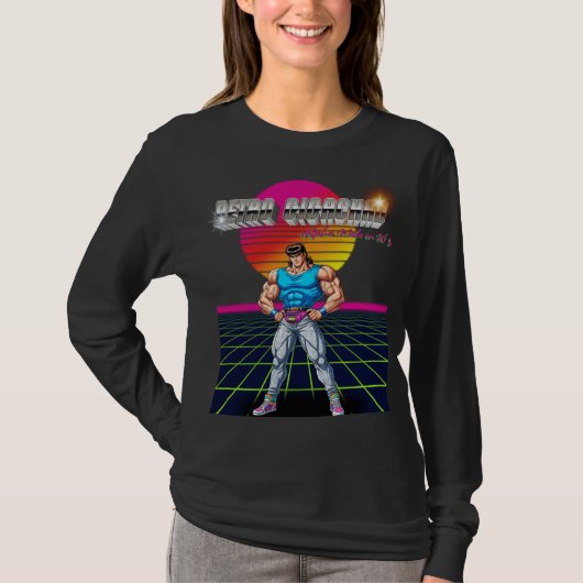 Retro Gigachad  T-Shirt (Vorderseite)