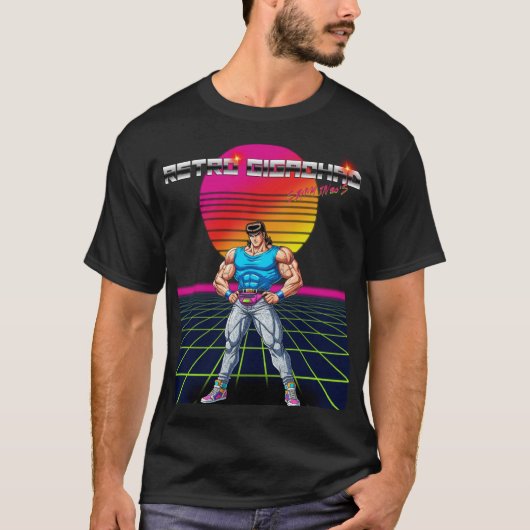 Retro Gigachad T-Shirt (Vorderseite)