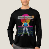 Retro Gigachad  Tri-Blend Shirt (Vorderseite)
