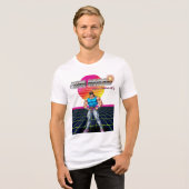 Retro Gigachad  Tri-Blend Shirt (Vorderseite voll)