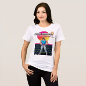 Retro Gigachad  Tri-Blend Shirt (Vorderseite voll)