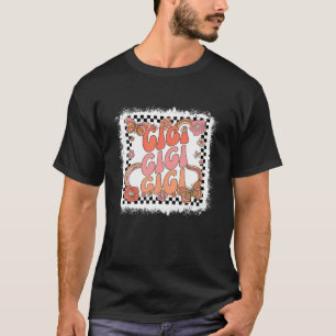 Retro Gigi Floral Dankbarkeit an Gigi L T-Shirt