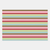 Retro Gingerbrot Muster Geschenkpapier Set (Vorderseite 3)