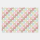 Retro Gingerbrot Muster Geschenkpapier Set (Vorderseite 2)