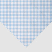 Retro-Gingham Babyblau Seidenpapier (Detail)