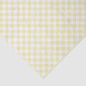 Retro-Gingham-Buttergelb Seidenpapier (Detail)