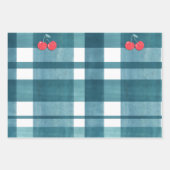 Retro-Gingham Geschenkpapier Set (Vorderseite 3)