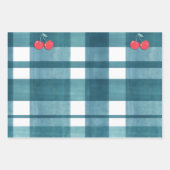 Retro-Gingham Geschenkpapier Set (Vorderseite 2)