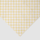 Retro-Gingham Kanariengelb Seidenpapier (Detail)