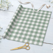 Retro Gingham Karo Kariert Patten in Pastellfarben Geschenkpapier