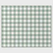 Retro Gingham Karo Kariert Patten in Pastellfarben Geschenkpapier (Flach)