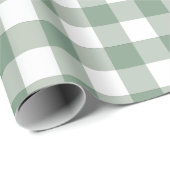 Retro Gingham Karo Kariert Patten in Pastellfarben Geschenkpapier (Rolleneckpunkt)