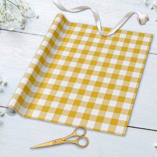 Retro-Gingham-Karo-Karomuster in Pastellfarben Geschenkpapier