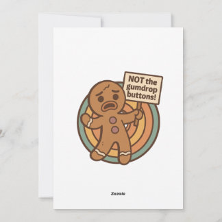 Retro Gingy Christmas Card – Cute Holiday Greeting Feiertagskarte