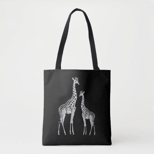 Retro Giraffe Funny Safari Tasche (Vorderseite)
