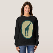 Retro Giraffe Vintage Wild Animal Sweatshirt (Vorne ganz)