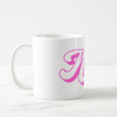 Retro Girl 9. Geburtstag Kaffeetasse (Links)