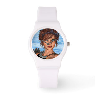 Retro Girl Armbanduhr