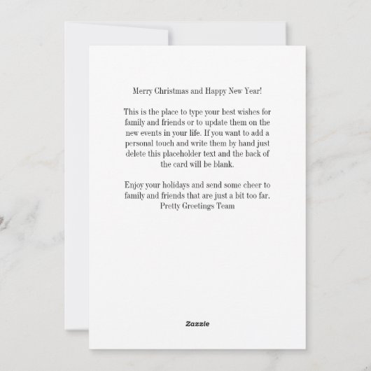 Retro Girl Dog Weihnachten Weihnachten (Rückseite)