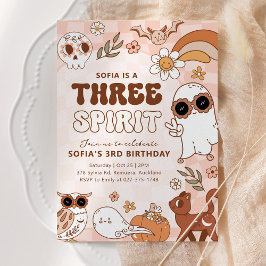 Retro Girl Halloween Einladung