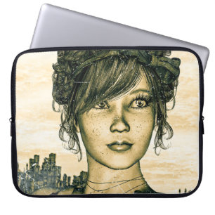Retro Girl Laptopschutzhülle