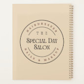 Retro Girl mit Blume im Haar - Business Planer (Rückseite)