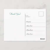 Retro Girl mit Blume im Haar Postcard Postkarte (Rückseite)