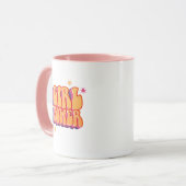 Retro "GIRL POWER" Mug – Bold Feminine Energy Tasse (Vorderseite Links)