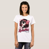 Retro Girl T - Shirt (Vorne ganz)