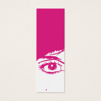 Retro Girls Face in Silhouette Lesezeichen